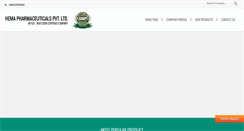 Desktop Screenshot of hemapharma.com